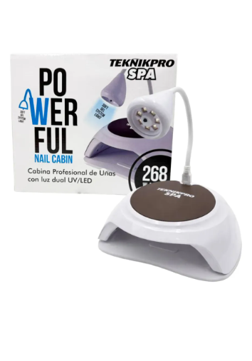 Cabina led/uv 268 w Powerful c/lampara soft gel TEKNIKPRO